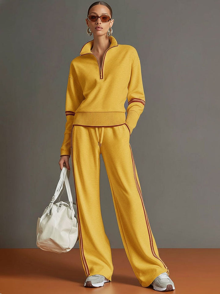 Marietta – blusa y pantalón con piernas anchas Sets - Navarro Granada