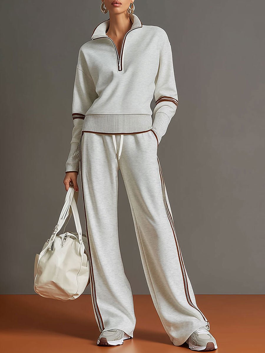 Marietta – blusa y pantalón con piernas anchas Sets - Navarro Granada