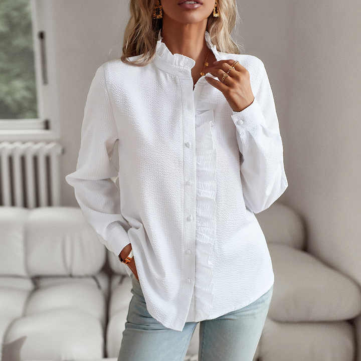 Marina | Blusa elegante de rayas - Navarro Granada