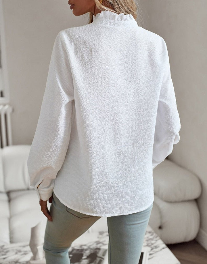 Marina | Blusa elegante de rayas - Navarro Granada