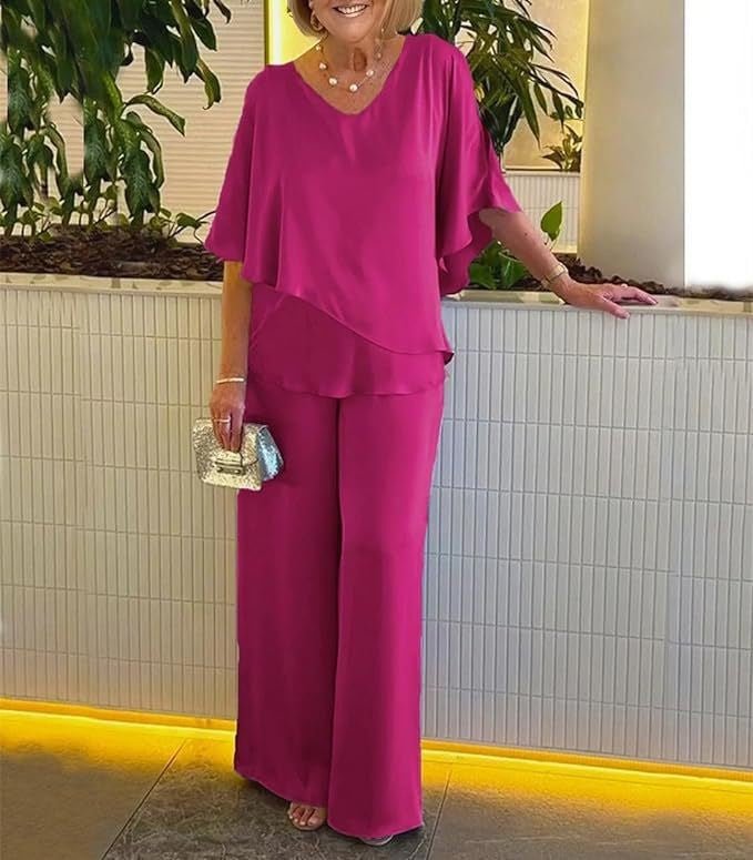 Martha - Conjunto Relax con Pantalones Amplios Twee stuks in de aanbieding - Navarro Granada