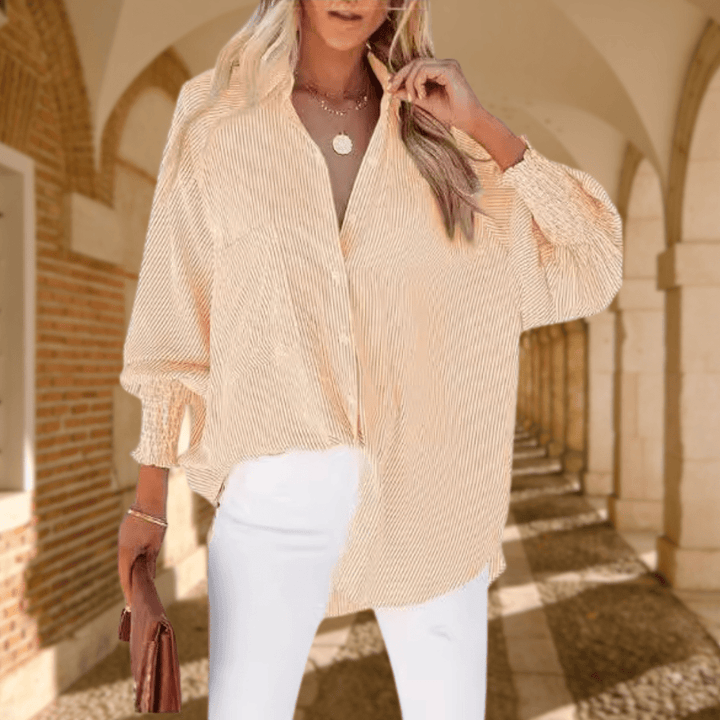 MAUDE™ – Camisa de Ajuste Relajado para el Día a Día - Navarro Granada