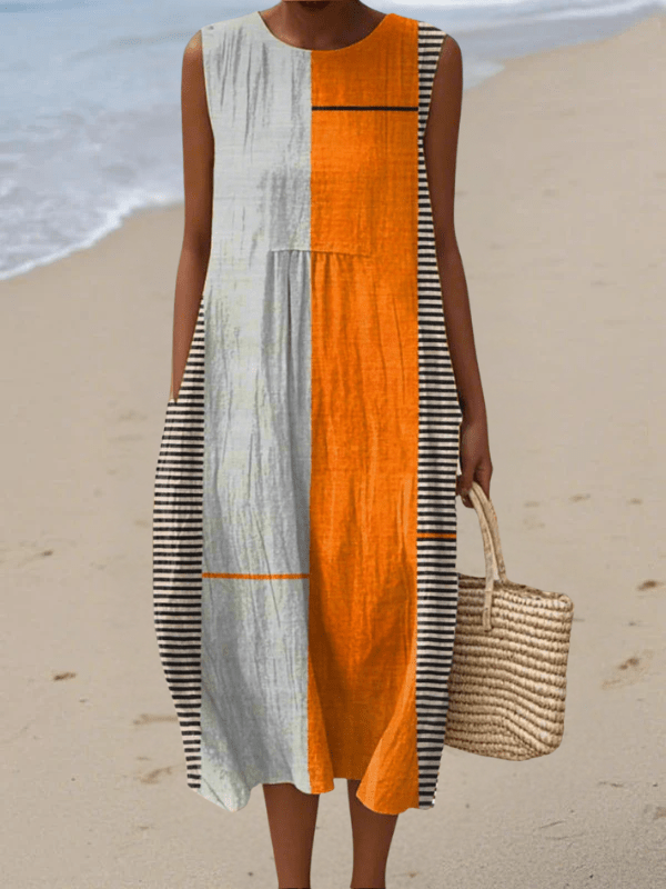 Mayo | Vestido de verano ligero y sin mangas Sleeveless Midi Dresses - Navarro Granada