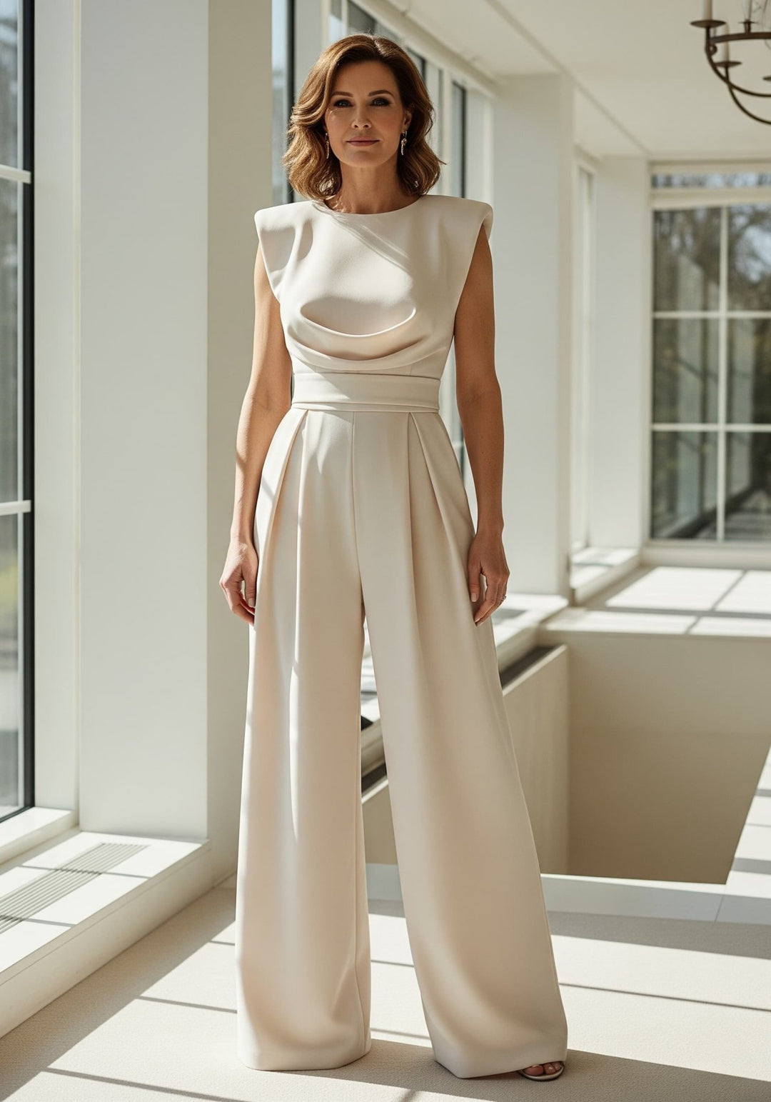 MIRA | Elegante Mono para Damas con Cintura Definida y Piernas Rectas - Navarro Granada