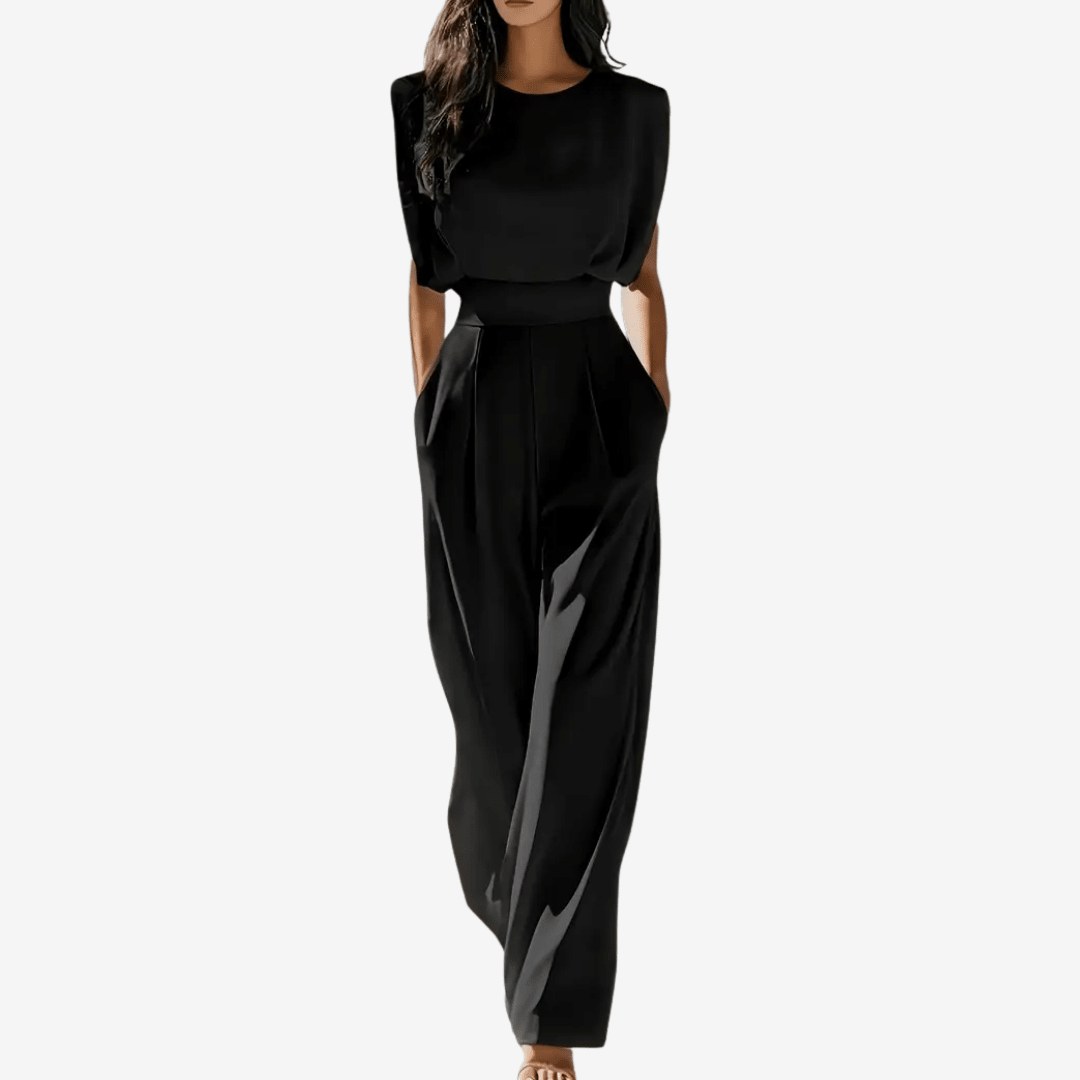 MIRA | Elegante Mono para Damas con Cintura Definida y Piernas Rectas - Navarro Granada