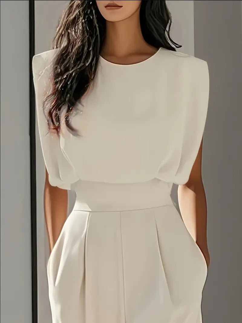 MIRA | Elegante Mono para Damas con Cintura Definida y Piernas Rectas - Navarro Granada