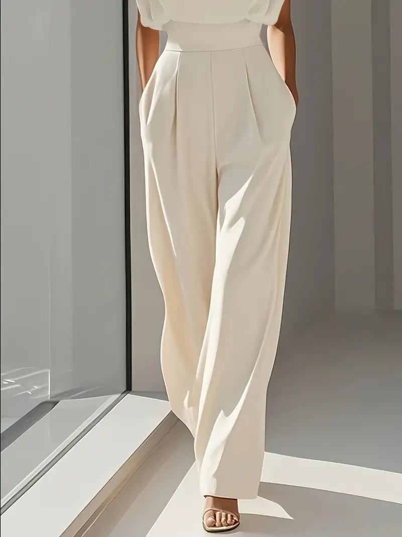 MIRA | Elegante Mono para Damas con Cintura Definida y Piernas Rectas - Navarro Granada