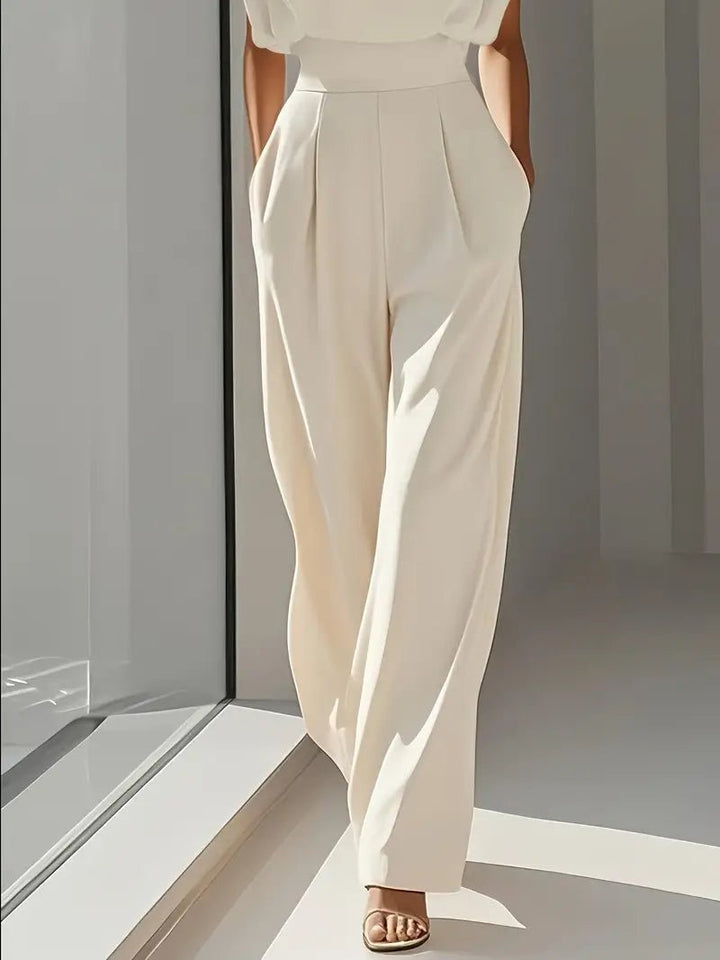 MIRA | Elegante Mono para Damas con Cintura Definida y Piernas Rectas - Navarro Granada