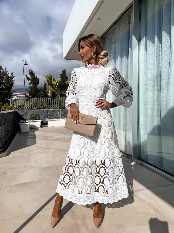 Noor - Vestido de Encaje Romántico - Navarro Granada