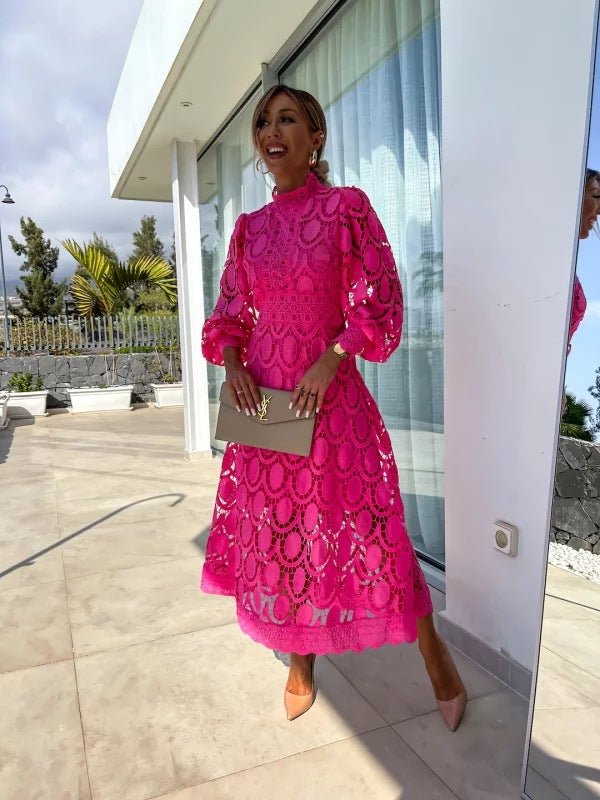 Noor - Vestido de Encaje Romántico - Navarro Granada