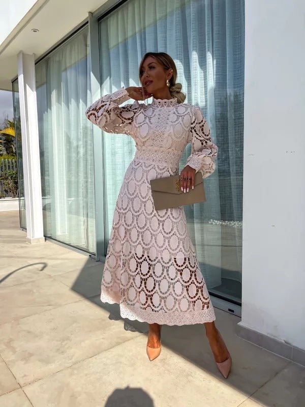 Noor - Vestido de Encaje Romántico - Navarro Granada