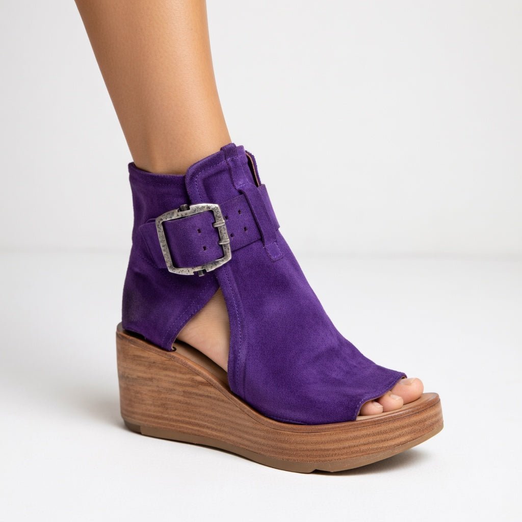 Orélisse™ — Botines de cuña abiertos estilo moderno - Navarro Granada