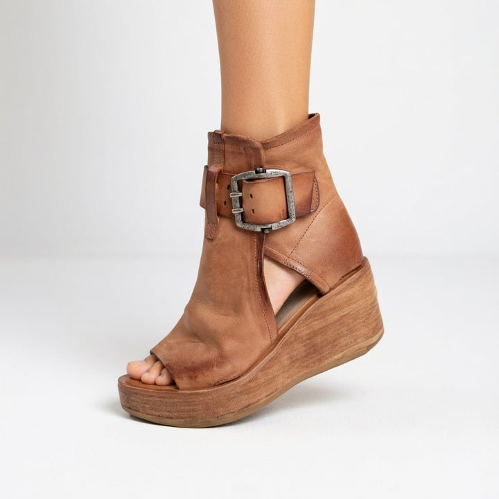 Orélisse™ — Botines de cuña abiertos estilo moderno - Navarro Granada