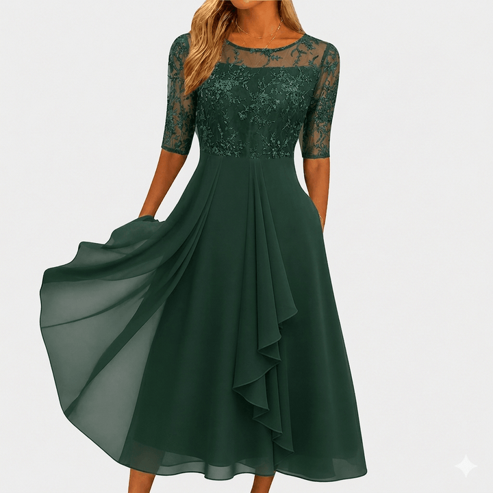 Rhonda | Vestido de Encaje Elegante - Navarro Granada