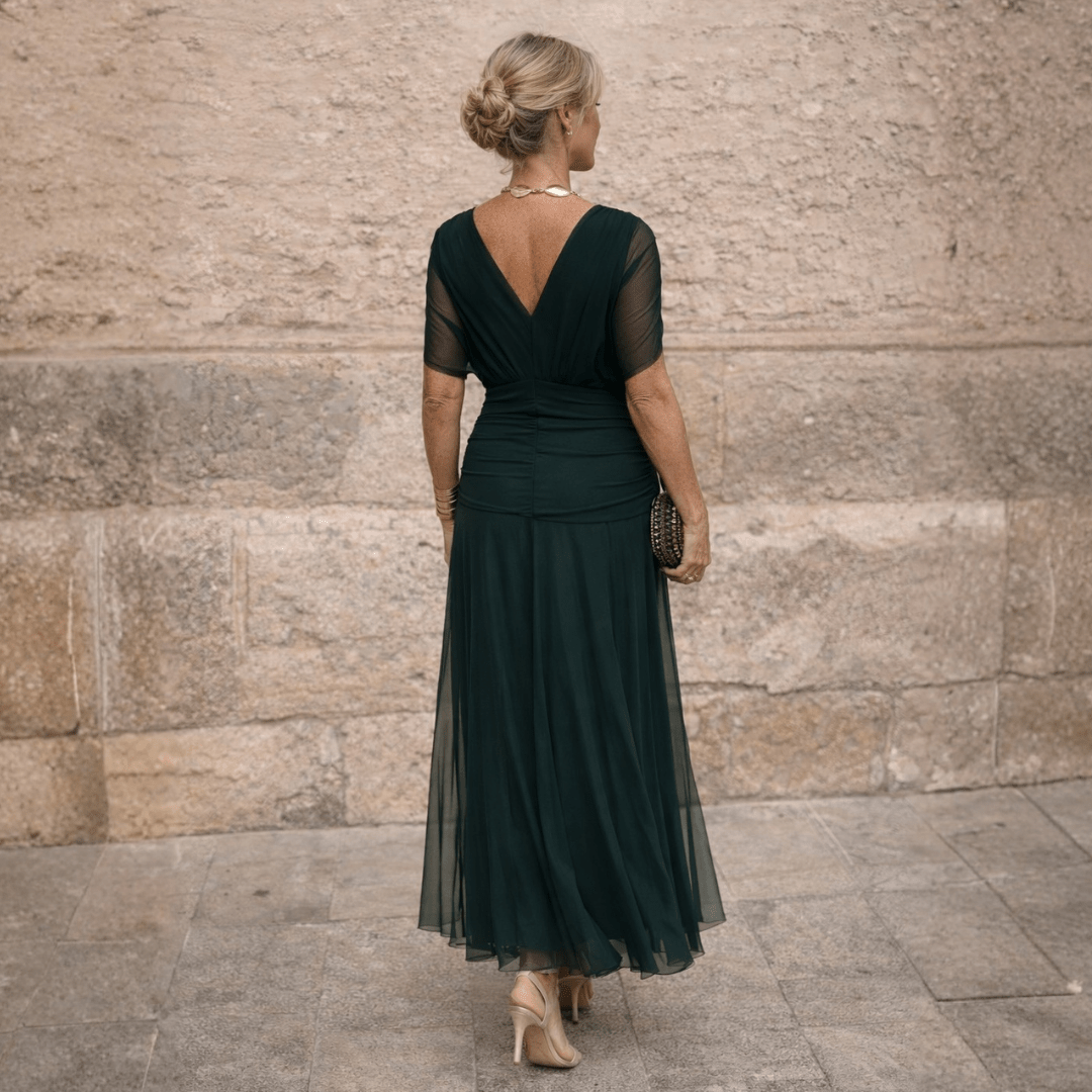 ROSSANA – Vestido Maxi Off - Shoulder - Navarro Granada