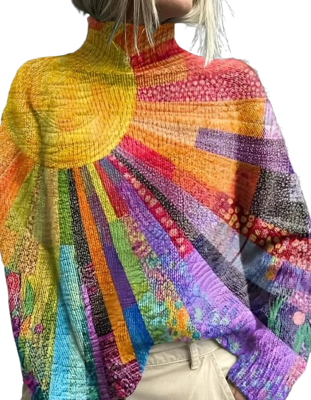 Runa | Jersey de colores vivos en tejido suave - Navarro Granada