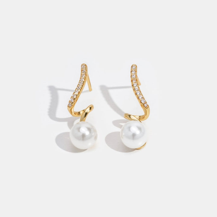 Pendientes Tam Pearl Wave