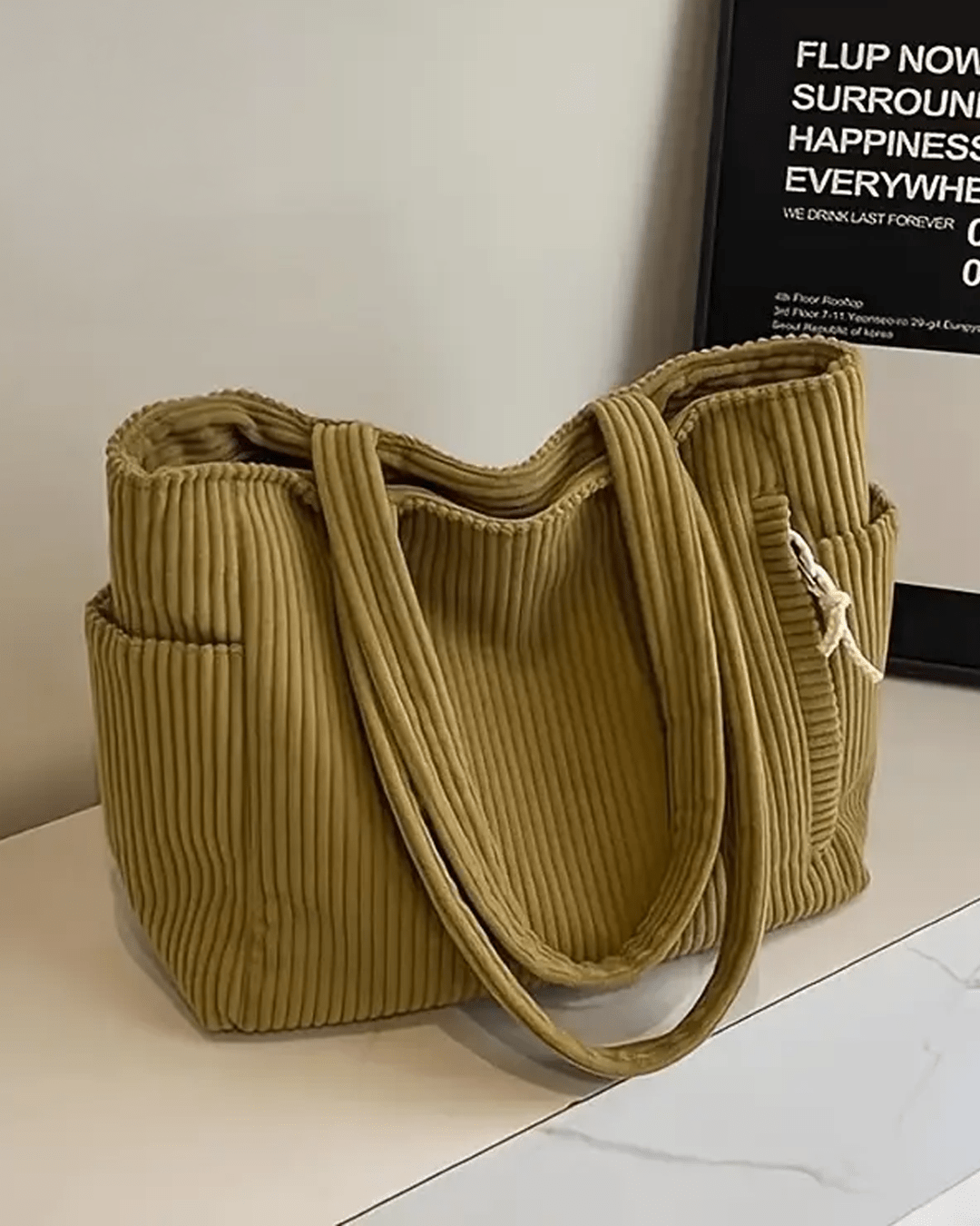 Tilda – Bolsa de Mano Acanalada con Detalle de Cuerda - Navarro Granada