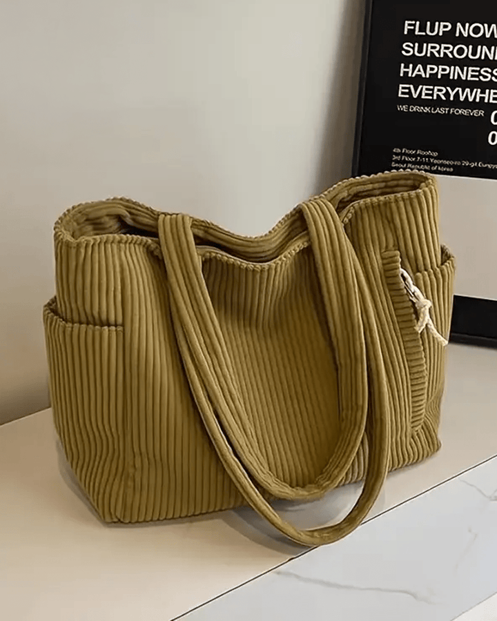 Tilda – Bolsa de Mano Acanalada con Detalle de Cuerda - Navarro Granada