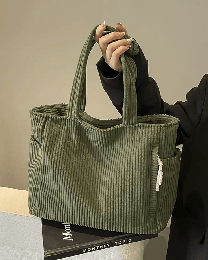 Tilda – Bolsa de Mano Acanalada con Detalle de Cuerda - Navarro Granada