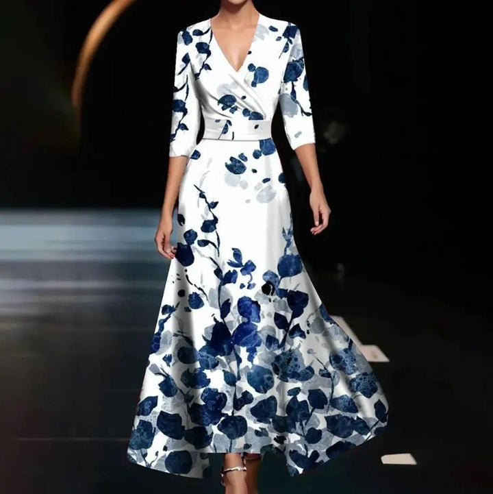 Vestido Chic con Estampado Floral - Navarro Granada