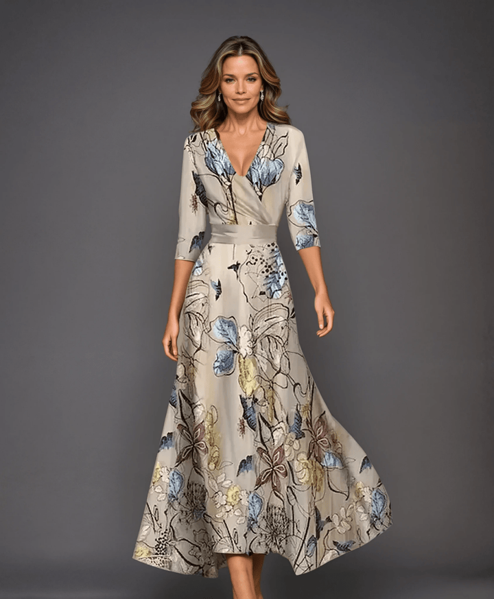 Vestido Chic con Estampado Floral - Navarro Granada