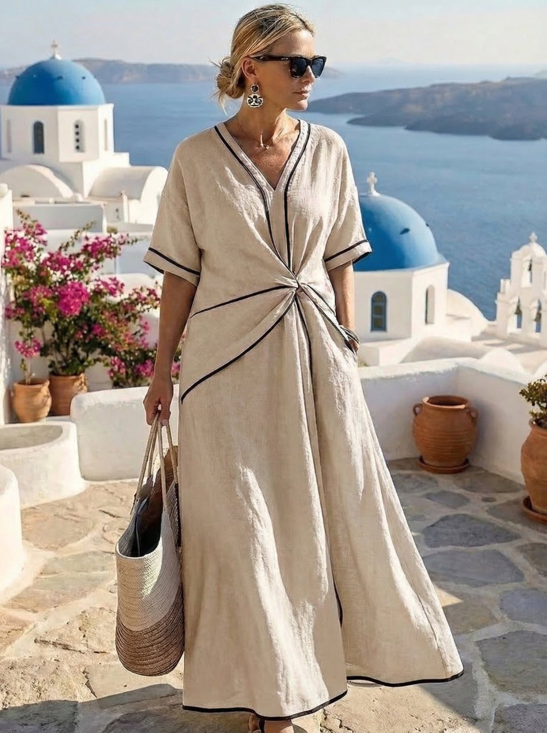Vestido de Verano Santorini - Navarro Granada