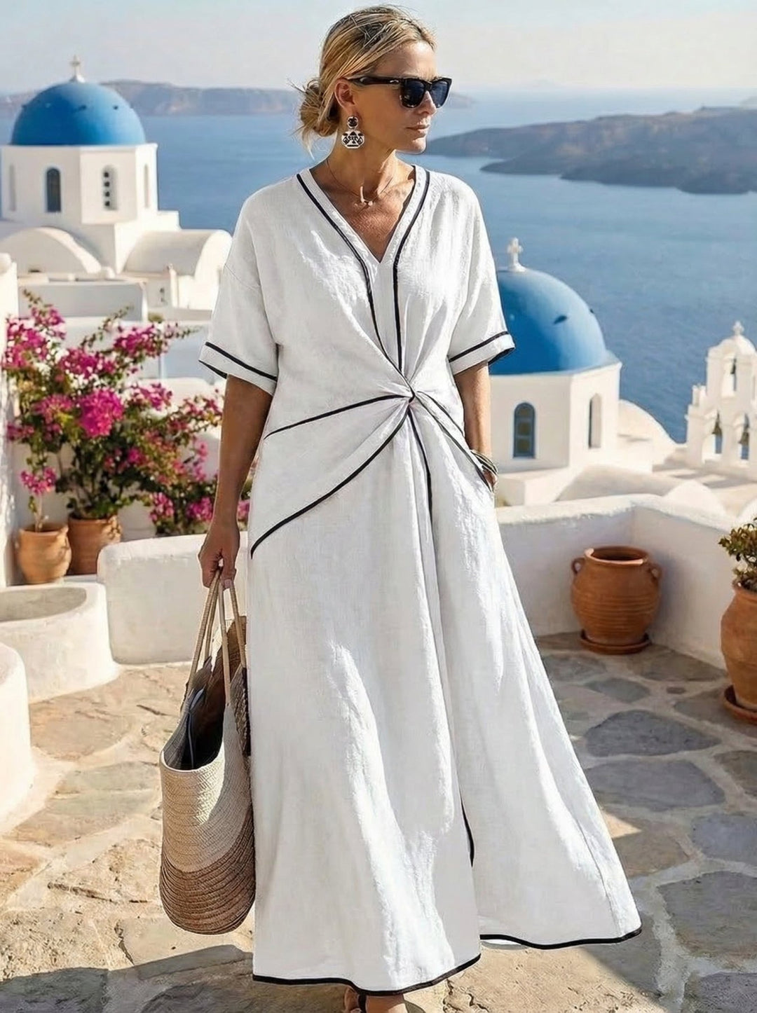 Vestido de Verano Santorini - Navarro Granada