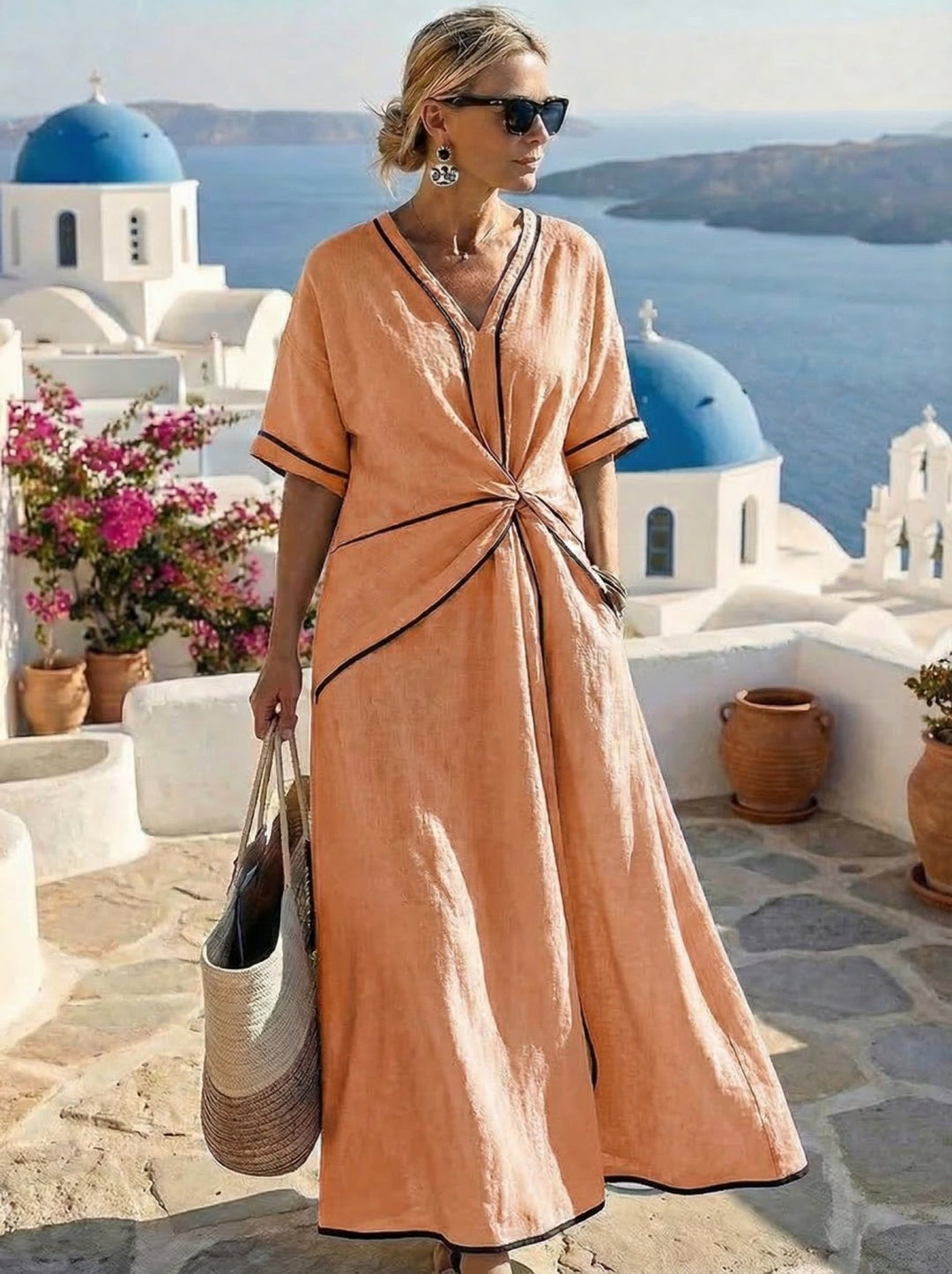 Vestido de Verano Santorini - Navarro Granada