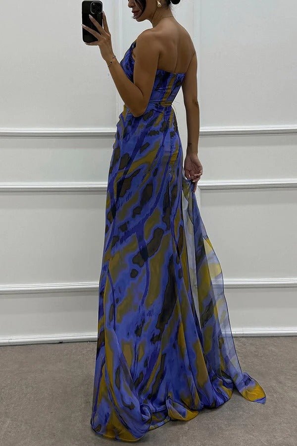 Vestido Draped Vibrante Bruiloftsgast - Navarro Granada