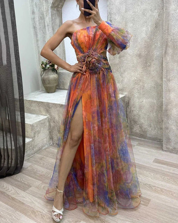 Vestido Elegante Bloemenjurk - Navarro Granada