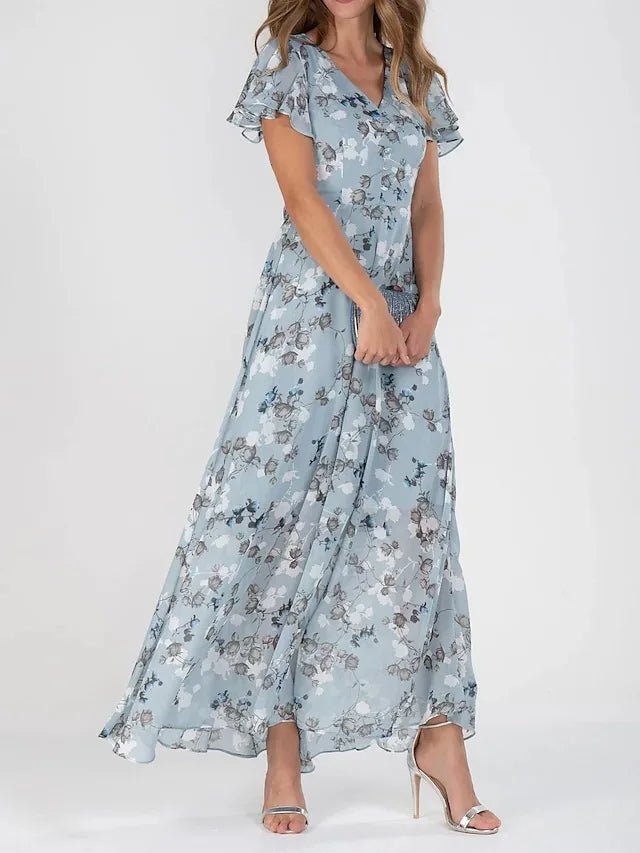 Vestido glamoroso que cubre el abdomen - Navarro Granada