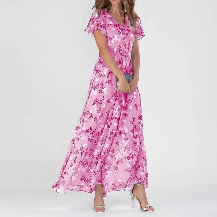 Vestido glamoroso que cubre el abdomen - Navarro Granada