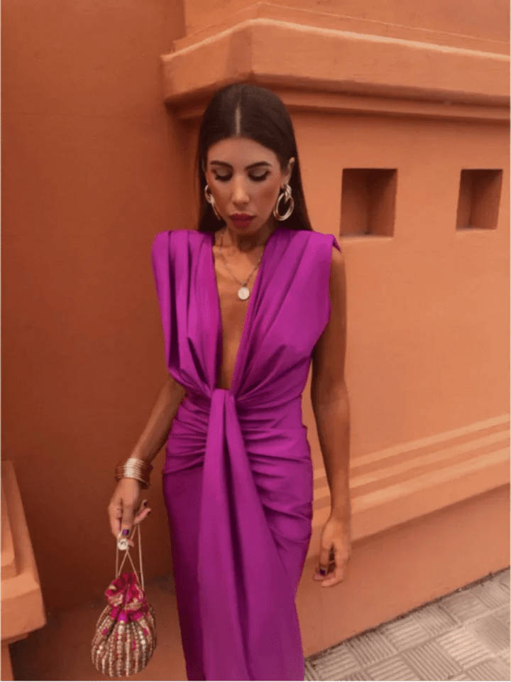 Vestido Plisado Elegante JURKEN VOOR BRUILOFTGASTEN - Navarro Granada