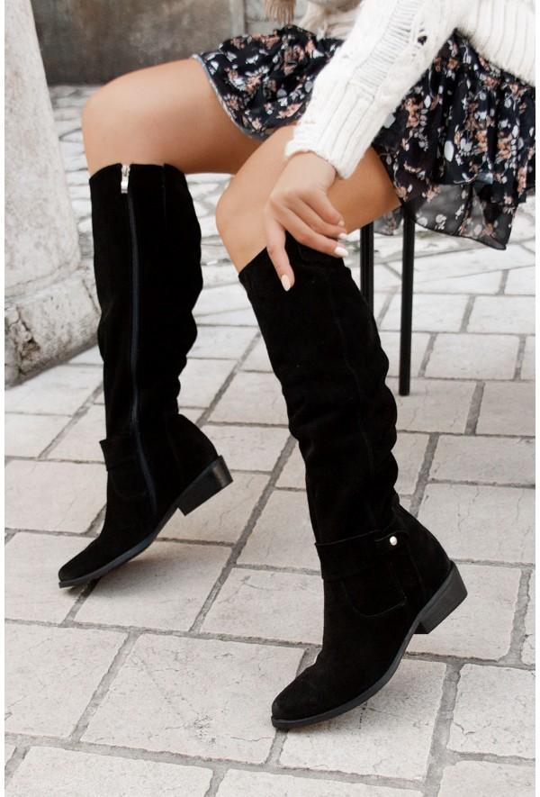 Zavira | Botas de ante elegantes y cálidas para mujeres - Navarro Granada