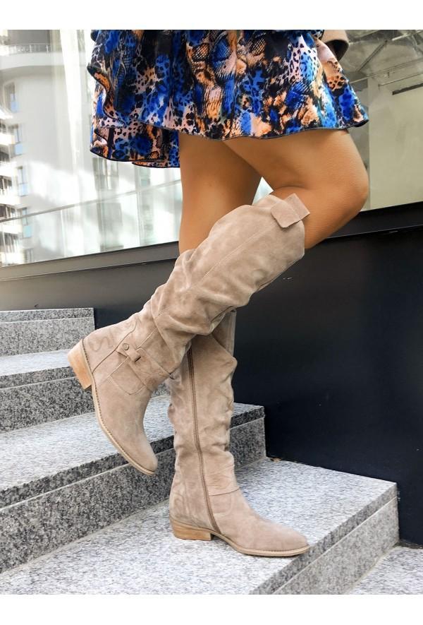 Zavira | Botas de ante elegantes y cálidas para mujeres - Navarro Granada